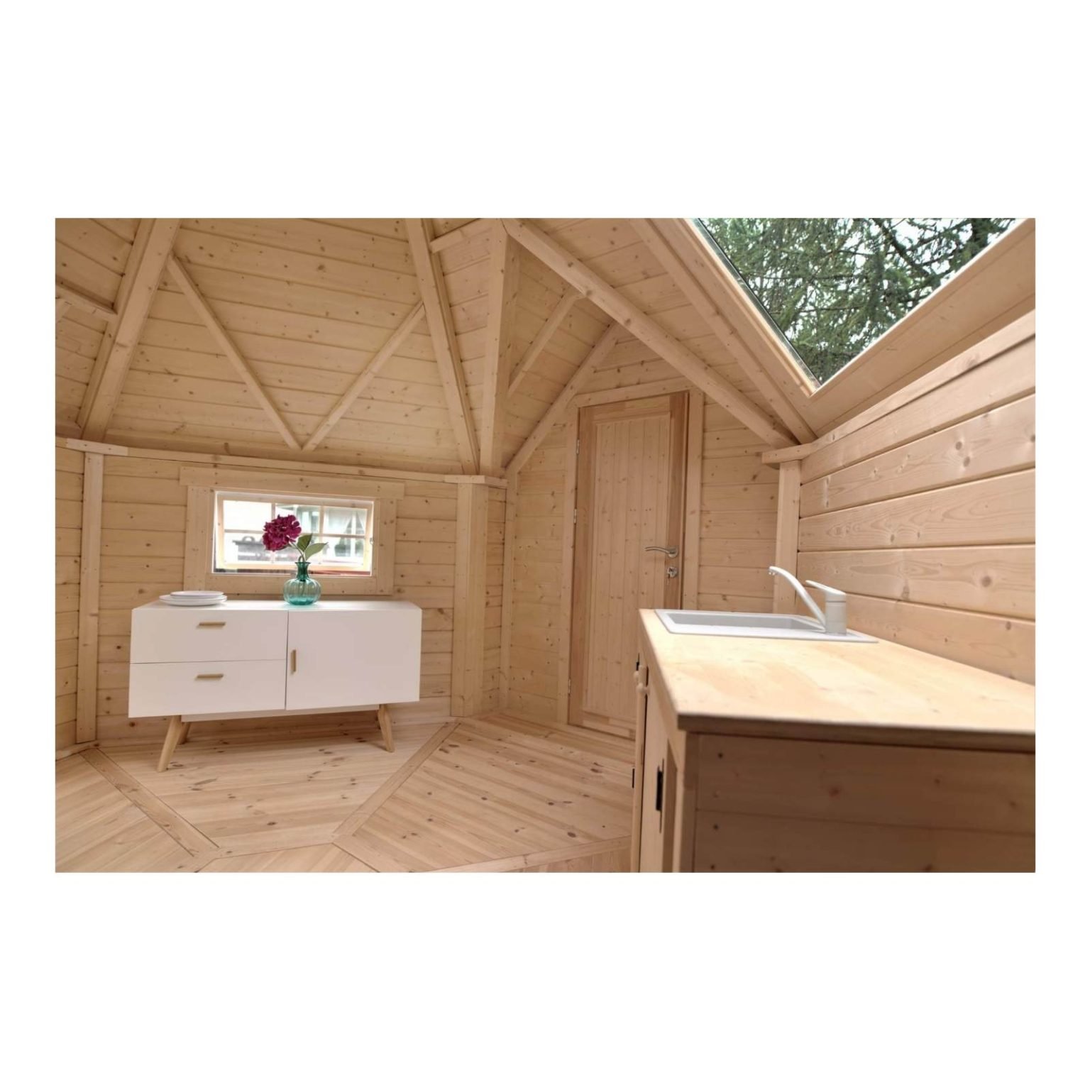 Camping stuga 9.2 m² med 2 förlängning