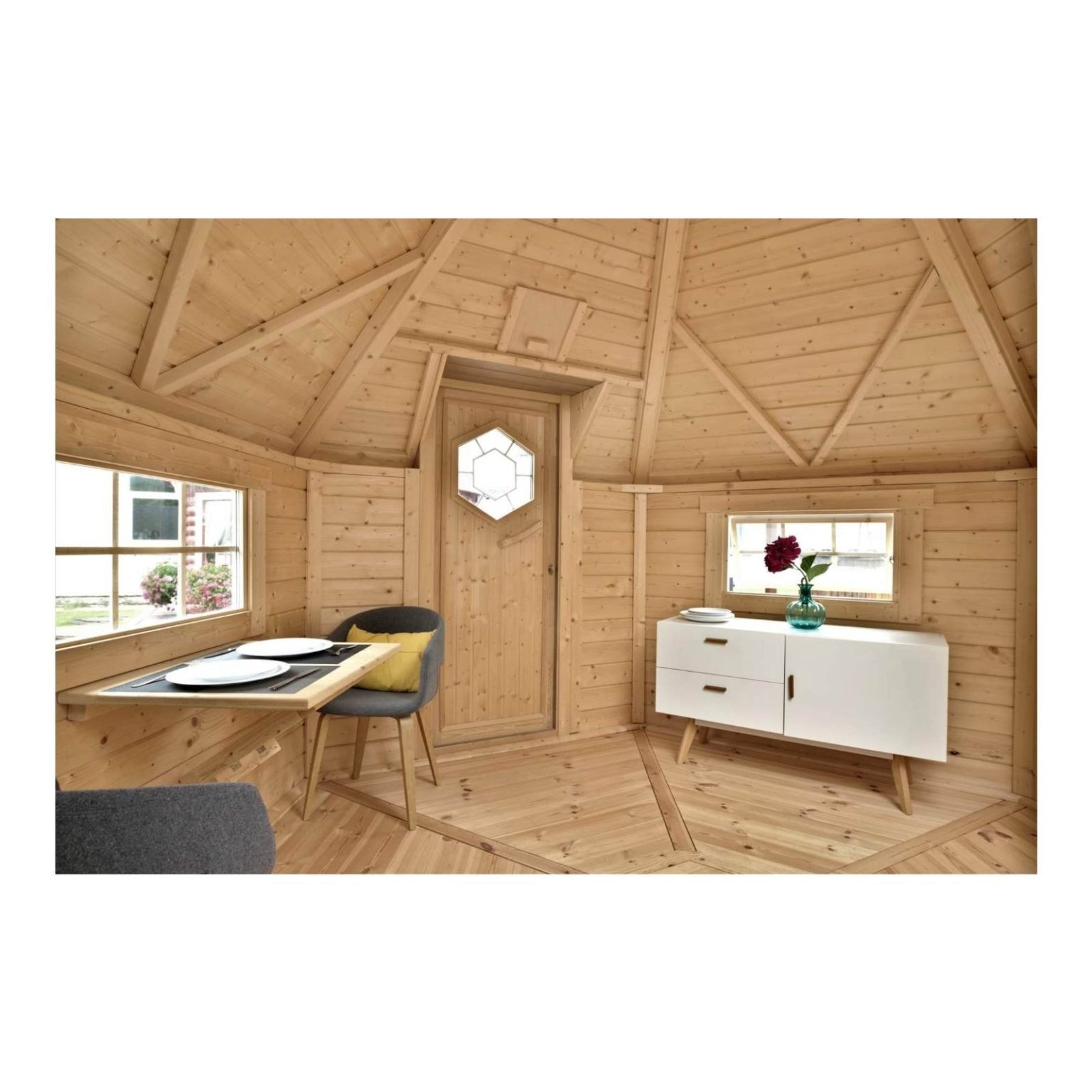 Camping stuga 9.2 m² med 2 förlängning