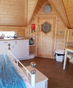 Camping stuga 16.5 m² med 2 förlängning