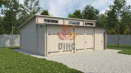 Dubbel garage Favori 5.7 m x 7.7 m (43.7 m²)