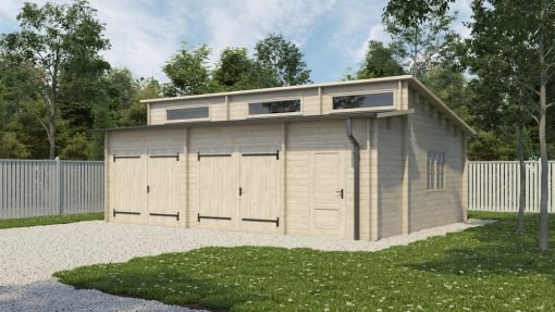 Dubbel garage Favori 5.7 m x 7.7 m (43.7 m²)