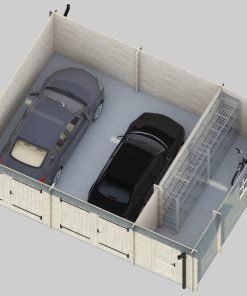 Dubbel garage Favori 5.7 m x 7.7 m (43.7 m²)