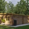 Tivoli PT – Dubbel Carport med Studio (5.95 × 9.5 m, 44 mm)