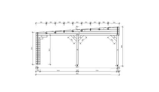 Tivoli PT – Dubbel Carport med Studio (5.95 × 9.5 m, 44 mm) - Bild 11