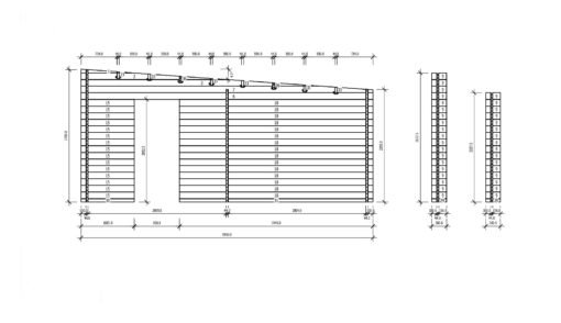 Tivoli PT – Dubbel Carport med Studio (5.95 × 9.5 m, 44 mm) - Bild 14