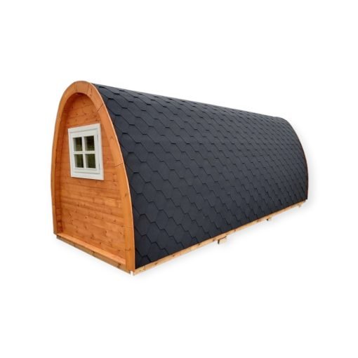Isolerad Camping Pod 2.4 m x 6.3 m (med sidoingång)