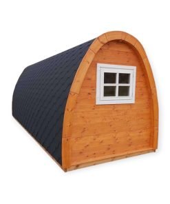 Isolerad Camping Pod 2.4 m x 6.3 m (med sidoingång)