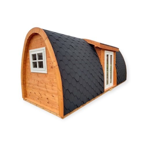 Isolerad Camping Pod 2.4 m x 6.3 m (med sidoingång)