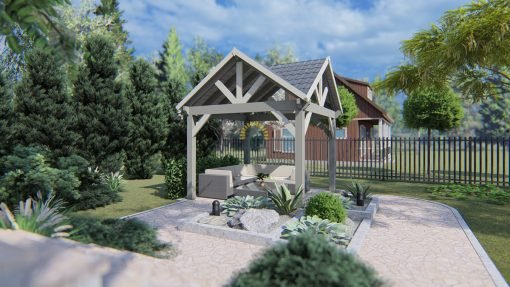 Lusthus PERGOLA 02 (3 m x 3 m)