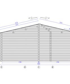 Sommarhus TITAN (6m x 6m) 90 mm