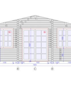 Sommarhus TITAN (6m x 6m) 90 mm