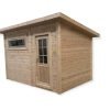 Modern bastu 2.3 m x 3.4 m