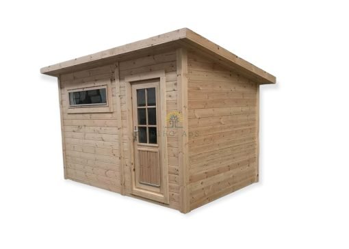 Modern bastu 2.3 m x 3.4 m