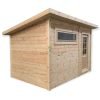 Modern bastu 2.3 m x 3.4 m