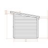 Modern bastu 2.3 m x 3.4 m