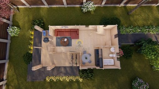 2 vånings hus - Athena (87 m² + 19 m² terrass +10 m² balkon)