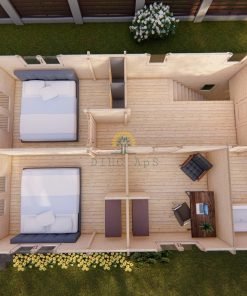 2 vånings hus - Athena (87 m² + 19 m² terrass +10 m² balkon)