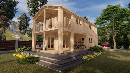 2 vånings hus - Athena (87 m² + 19 m² terrass +10 m² balkon)