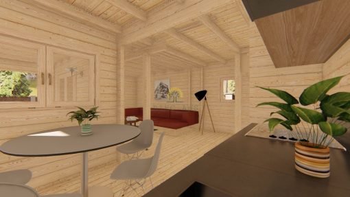 2 vånings hus - Athena (87 m² + 19 m² terrass +10 m² balkon)
