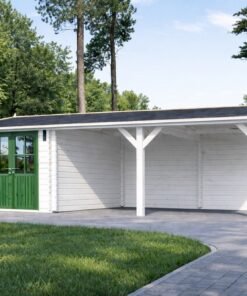 Carport med Förråd 30 m² (4 m x 7,5 m)