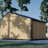 Friggebod TONIA (34 mm + 19 mm träbeklädnad), 5x3m, 12 m²