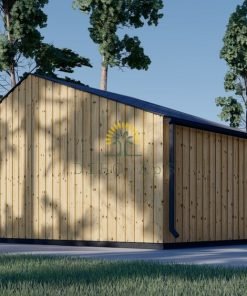 Friggebod TONIA (34 mm + 19 mm träbeklädnad), 5x3m, 12 m²