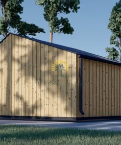 Attefallshus TONIA (34 mm + 19 mm träbeklädnad), 5x5m, 25 m²