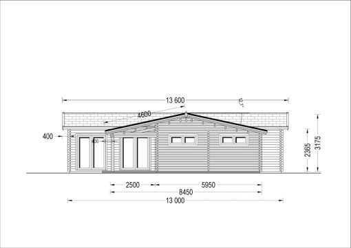 Villa BERTA (66 mm), 105 m²
