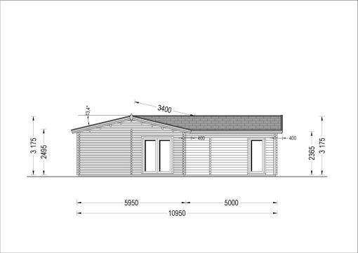 Villa BERTA (66 mm), 105 m²