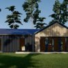 Trähus Valeri 80 m² (44 mm + 19 mm träbeklädnad)