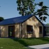 Trähus Valeri 80 m² (44 mm + 19 mm träbeklädnad)
