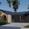 Trähus Valeri 80 m² (44 mm + 19 mm träbeklädnad)