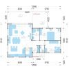 Trähus Valeri 80 m² (44 mm + 19 mm träbeklädnad)