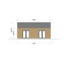 Trähus Valeri 80 m² (44 mm + 19 mm träbeklädnad)