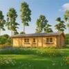 Trähus LINCOLN 72 m² 6×12 m, 66 mm