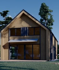 2-våningshus INGRID (44 mm + träbeklädnad), 170 m²