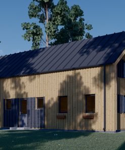 2-våningshus INGRID (44 mm + träbeklädnad), 170 m²