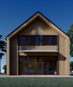 2-våningshus INGRID (44 mm + träbeklädnad), 170 m²