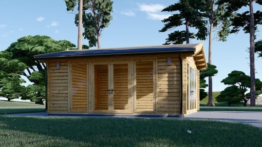 Attefallshus MIA (44 mm), 5.5×5.5 m, 30 m²
