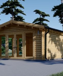 Attefallshus MIA (44 mm), 5.5×5.5 m, 30 m²