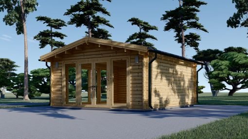 Attefallshus MIA (44 mm), 5.5×5.5 m, 30 m²