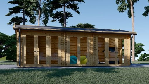 Attefallshus MARION (44 mm), 7.5×4 m, 30 m²