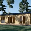 Fritidshus NICOLE 68 m² (44 mm + träbeklädnad)