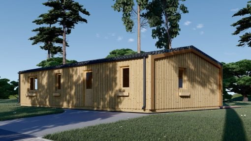 Fritidshus NICOLE 68 m² (44 mm + träbeklädnad)