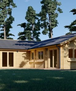 Blockhus PAULA (44+44 mm), 129 m²