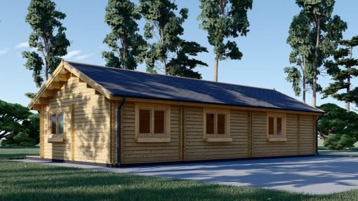 Blockhus PAULA (44+44 mm), 129 m²