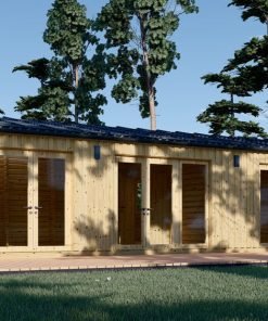 Fritidshus SELENE 63 m² (44 mm + träbeklädnad)