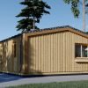Fritidshus SELENE 63 m² (44 mm + träbeklädnad)