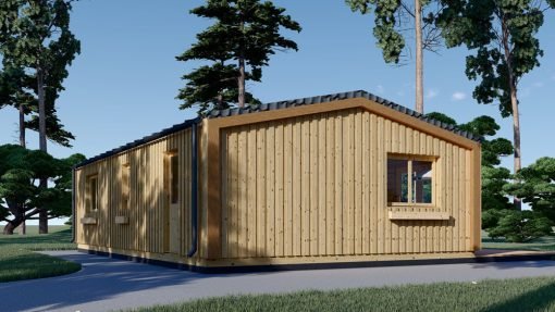Fritidshus SELENE 63 m² (44 mm + träbeklädnad)