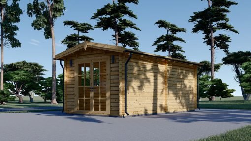 Trädgårdsbod STRONGHOLD (44 mm), 3×6 m